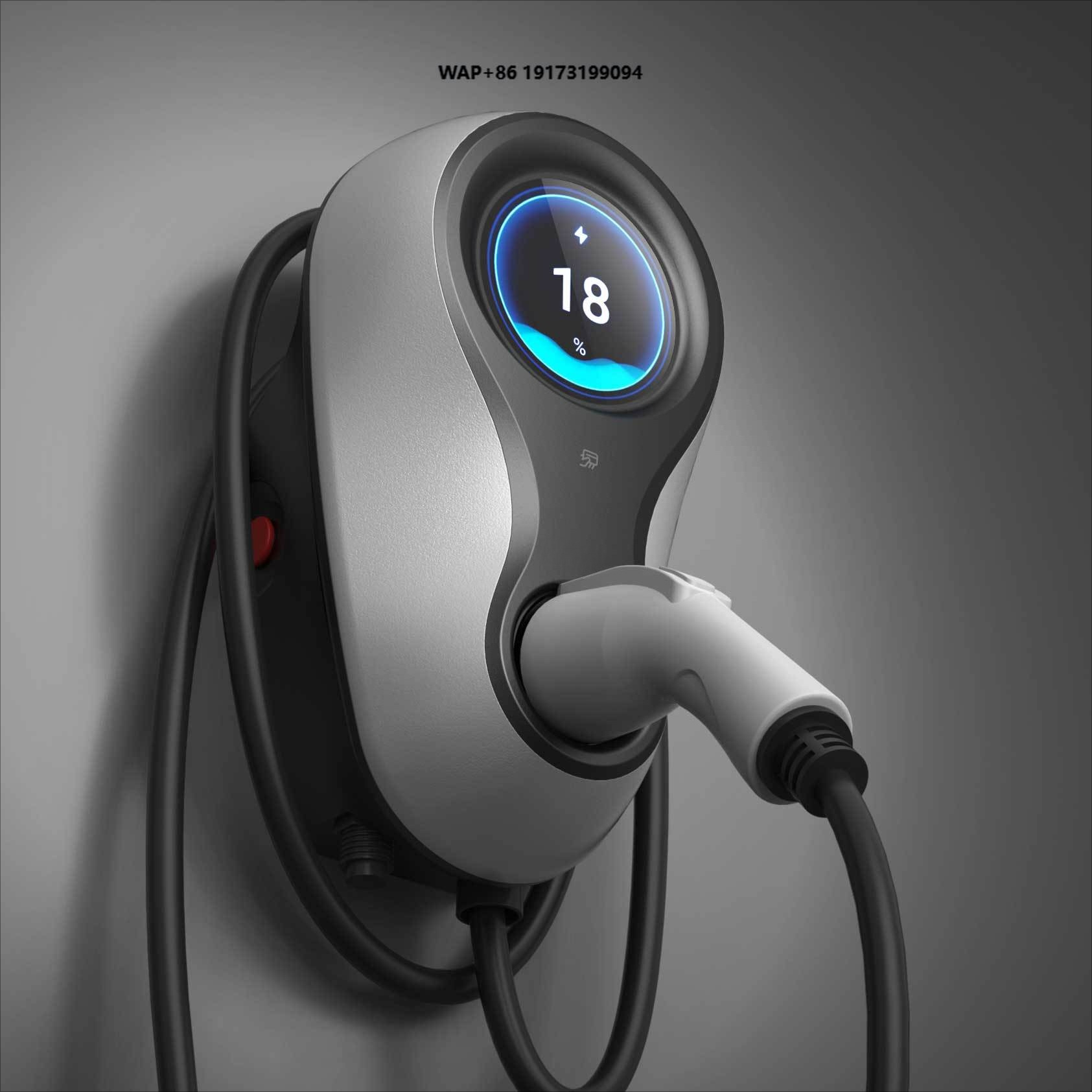 Fast Ev Charger - 新しいポータブルAC急速充電EV充電器（5Mケーブル付き、ヨーロッパ規格対応）