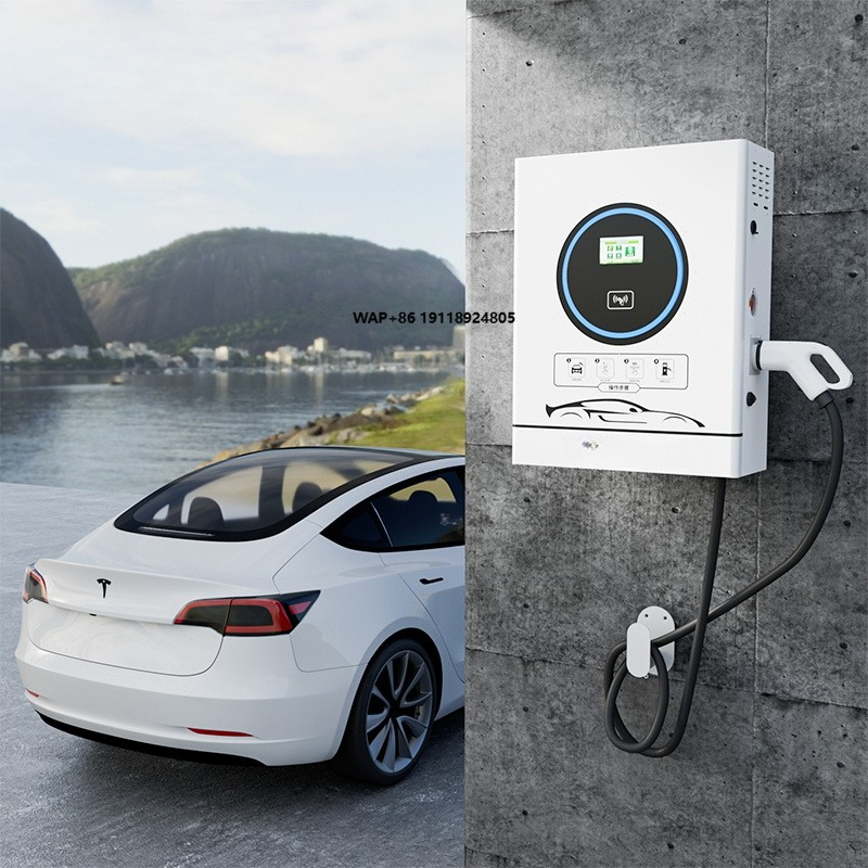 Ev Charging Pile - OEM 7-22kw ACウォールボックスEV車充電パイル（タイプ1またはタイプ2プラグ付き）床置き型充電ステーションEV充電器