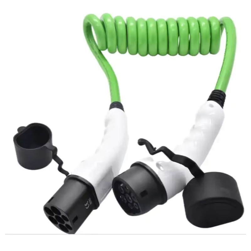 IEC 62196 32A 単相スパイラルグリーンケーブル充 - Ev Charging Cable のレビューと価格