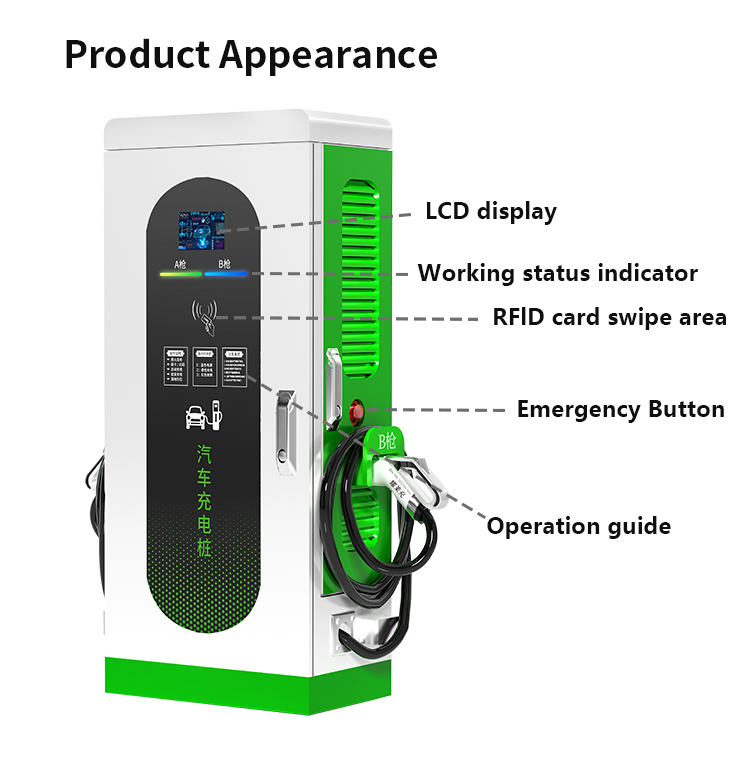 電気自動車用DC急速充電ステーション 60kW 30kW 8 - Fast Ev Charger のレビューと価格