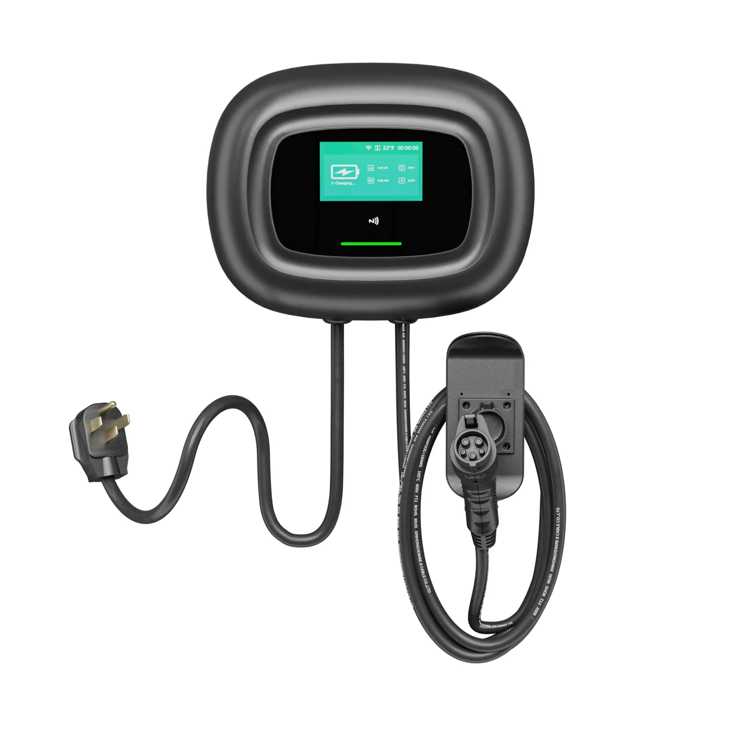 新型Khons壁掛け式電気自動車充電器 タイプ2 16A 3 - Fast Ev Charger のレビューと価格