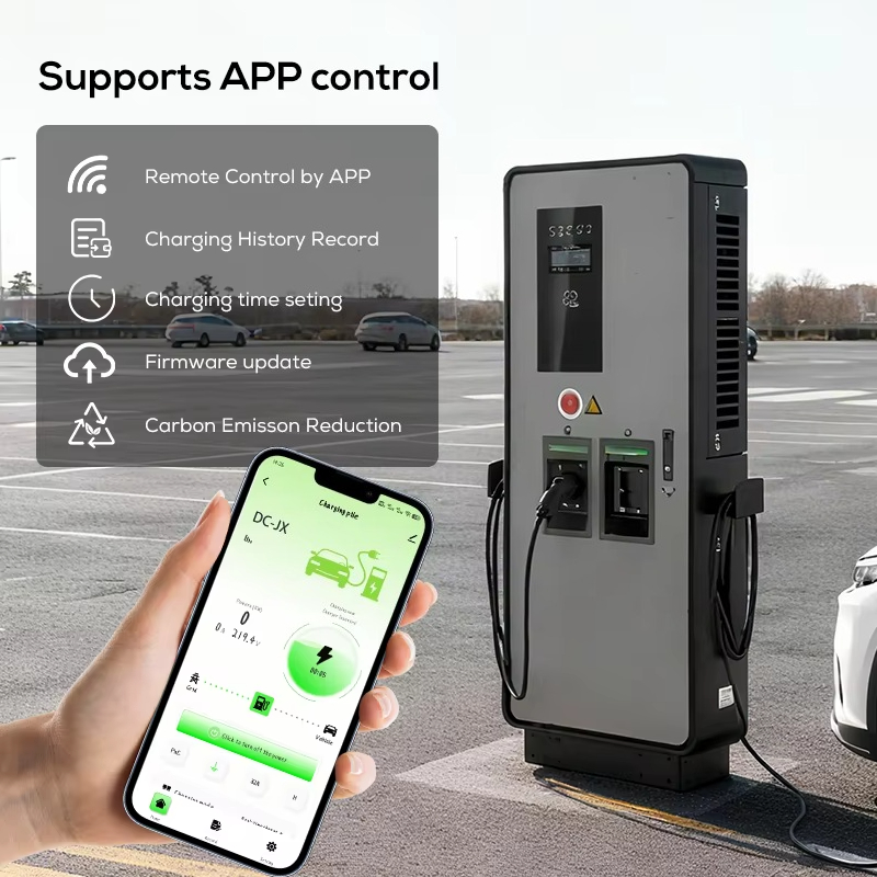 デュアルDC EV充電器 40kw 80kw CCS2 DC - Ev Charging Pile のレビューと価格